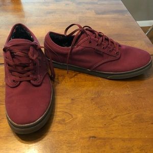 Maroon vans